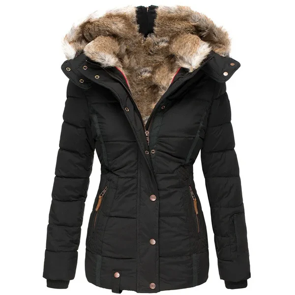 OLIVIA™ - WARM WINTER COAT WITH FUR LINING