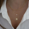 Tiny Choker Bezel Necklace