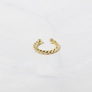 Minimalist Conch Spiral Ear Cuff Hoop