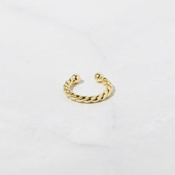 Minimalist Conch Spiral Ear Cuff Hoop