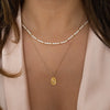 Beaded Choker Pearl Necklace