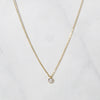 Tiny Choker Bezel Necklace