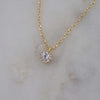 Tiny Choker Bezel Necklace