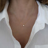 Tiny Choker Bezel Necklace